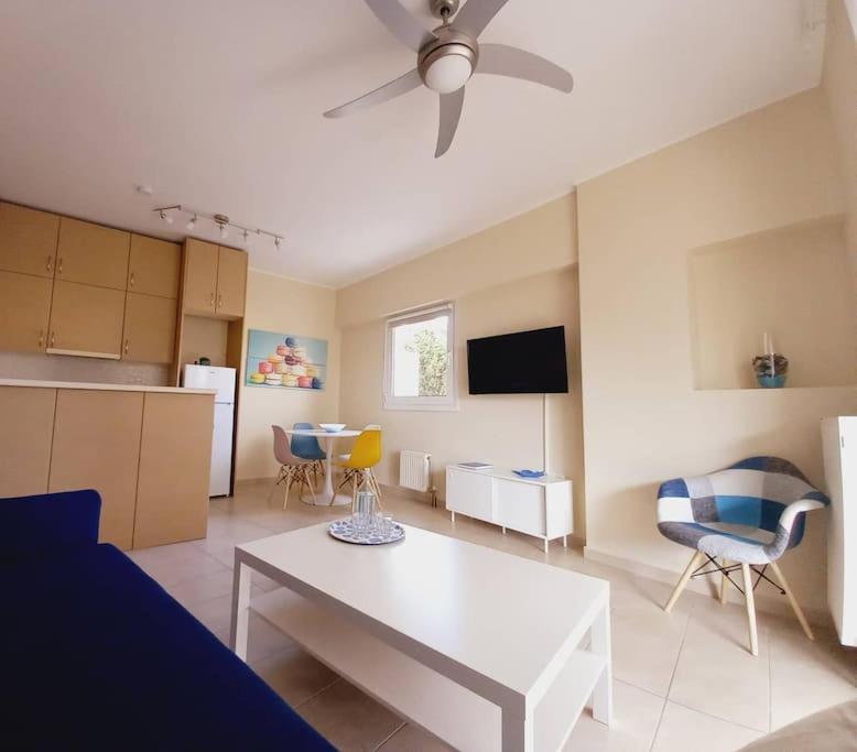 Apartament Blue -Spacious 1Bdr Corner Flat/Balcony/View Ateny Zewnętrze zdjęcie